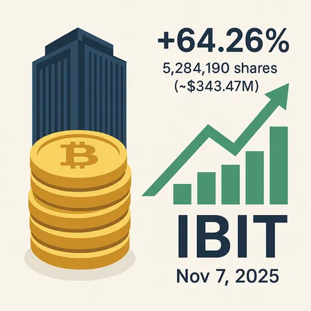 JPMorgan Increases Bitcoin ETF Holdings by 64%, Now Holding $343M in IBIT – cover image