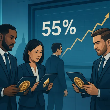 Survey: 55% of Traditional Hedge Funds Now Invest in Crypto — Institutional Flows Poised to Grow – cover image