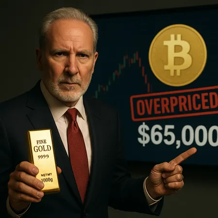 Peter Schiff: "Bitcoin Is Overpriced, Not on Sale" — What This Means for Traders – cover image