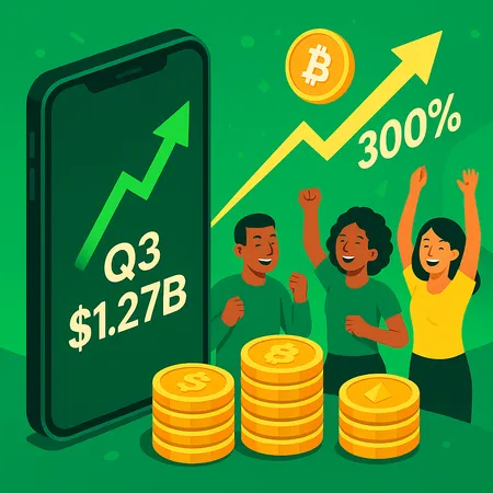 Robinhood Q3 Revenue Surges to $1.27B as Crypto Trading Explodes 300% – cover image