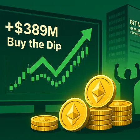 BitMine Stock Rises After Tom Lee's Firm Buys the Dip, Adding $389M in Ethereum – cover image