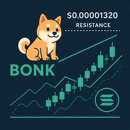 BONK Gains 1.7% After Clearing $0.00001320 Resistance – cover image