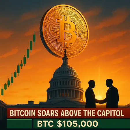 Bitcoin Surges to $105,000 After US Funding Deal Advances in Congress – cover image
