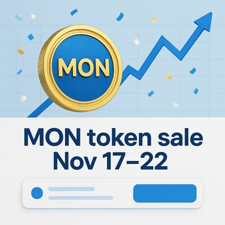 Coinbase Hosts Monad (MON) Token Sale on New ICO Platform — Nov 17–22, 2025 – cover image