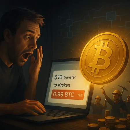 Bitcoin User Accidentally Pays $105,000 Fee on $10 Transfer – cover image