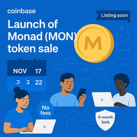 Coinbase Launches Monad Token Sale With New Anti-Flipper Rules – What To Know – cover image