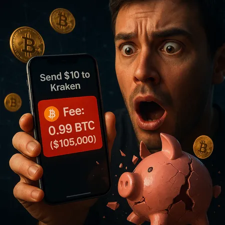 Bitcoin User Pays $105K Fee on $10 Transfer — What Went Wrong? – cover image