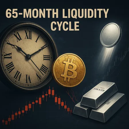 The 65-Month Clock Is Ticking: Why Bitcoin May Drop 20% While Silver Shines – cover image