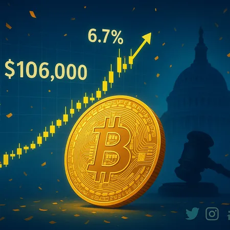 Bitcoin chatter surges as price jumps past $106,000 amid US shutdown resolution – cover image