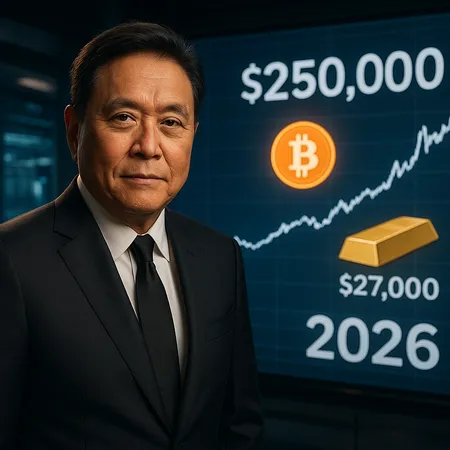 Robert Kiyosaki Predicts $250K Bitcoin and $27K Gold by 2026 – cover image
