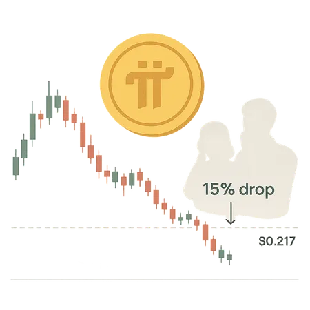 Pi Coin Tries to Recover After 15% Drop as Inflows Remain Muted – cover image
