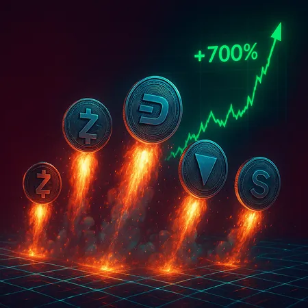 Privacy Coins Explode: Zcash, Dash and Others Lead 700% Rally – cover image