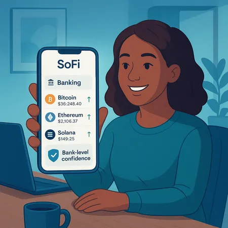 SoFi Becomes First U.S. Consumer Bank to Offer Crypto Trading — 'Bank-Level Confidence' – cover image