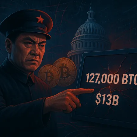 China Accuses U.S. of Seizing 127,000 BTC — What This Means for Bitcoin and Markets – cover image