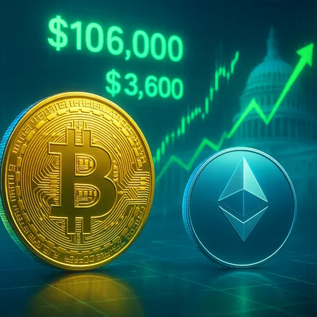 Bitcoin Holds Above $106K as Ethereum Rebounds to $3.6K Ahead of US Shutdown Resolution – cover image