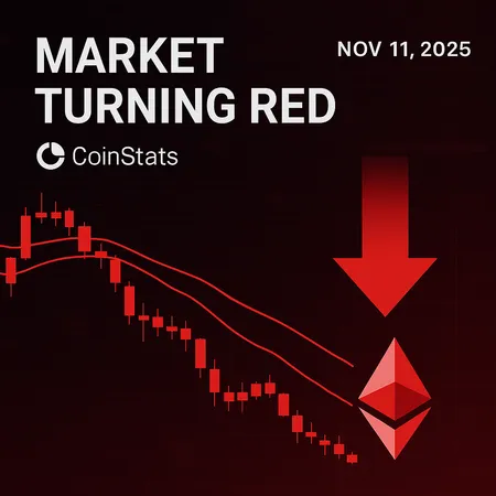 Ethereum (ETH) Faces Selling Pressure as Market Turns Red — Nov 11, 2025 – cover image