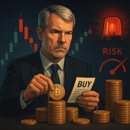 Buy High, Sell Never: Saylor Keeps Buying Bitcoin at Local Tops Amid Rising Risk – cover image
