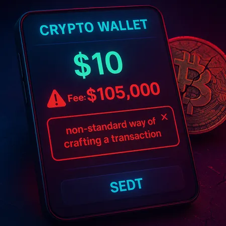 Bitcoin User Pays Over $105,000 in BTC to Send Just $10 – cover image