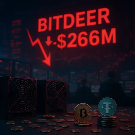 Bitdeer Stock Plummets Again as Tether Trims Major Stake – cover image