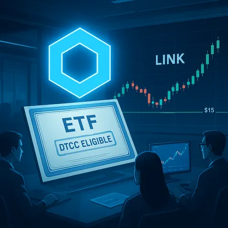 Bitwise Chainlink ETF Gains DTCC Eligibility as LINK Price Holds Above $15 – cover image