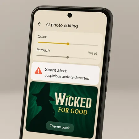 Google Pixel November Update Adds AI Tools and 'Wicked: For Good' Themes – cover image