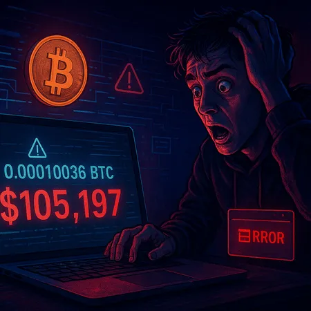 Bitcoin User Pays $105K Fee to Send $10 — How a Simple Error Became Costly – cover image
