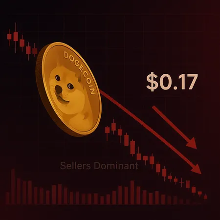 Dogecoin Falls Below $0.1720 as Sellers Pressure, $0.17 Support in Focus – cover image