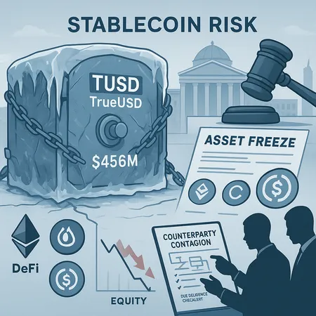 Stablecoin Counterparty Risk: Lessons from the Dubai Court Freeze of TrueUSD Reserves – cover image