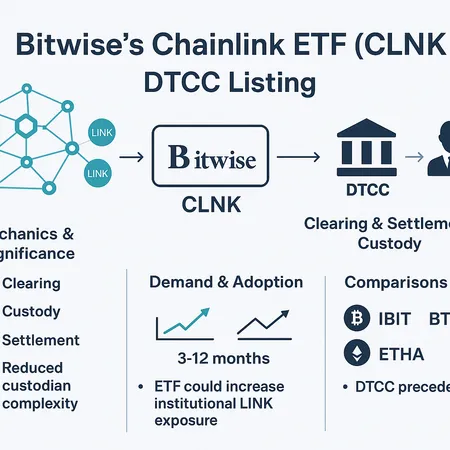 What Bitwise’s Chainlink ETF Listing on DTCC Means for Institutional Access to Oracles and LINK – cover image