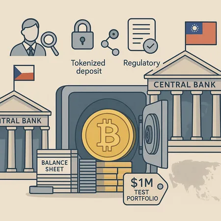When Central Banks Test Bitcoin: Lessons from the CNB $1M Pilot and Taiwan’s Audit – cover image