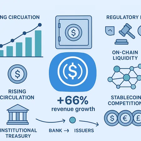 Why Circle’s 66% Revenue Jump and Rising USDC Circulation Matter for Stablecoins in 2026 – cover image