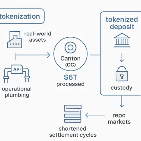 Tokenization at Scale: Canton’s $6T and Franklin Templeton Point to Institutional Settlement Maturation – cover image