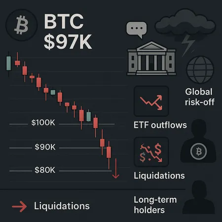 Why Bitcoin Plunged Below $100K in Nov 2025 — Capitulation or Structural Shift? – cover image