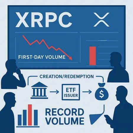 Inside XRPC's Blowout Debut: Why Canary Capital's XRP ETF Traded Like a Volcano While XRP Price Slid – cover image