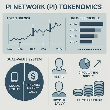 Pi Network Tokenomics Stress Test: Heavy Unlocks, Price Pressure, and How Holders Should Respond – cover image