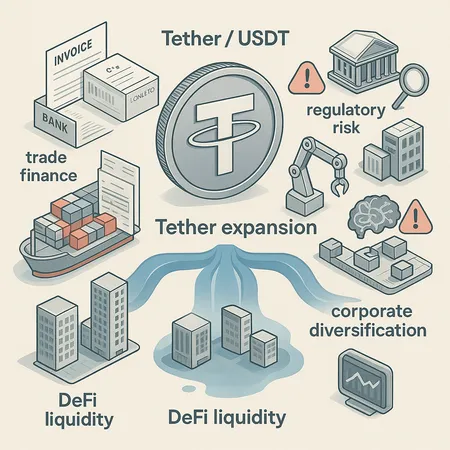 Tether Expansion Beyond Stablecoins: Trade Finance, Robotics, and What It Means for USDT Liquidity – cover image