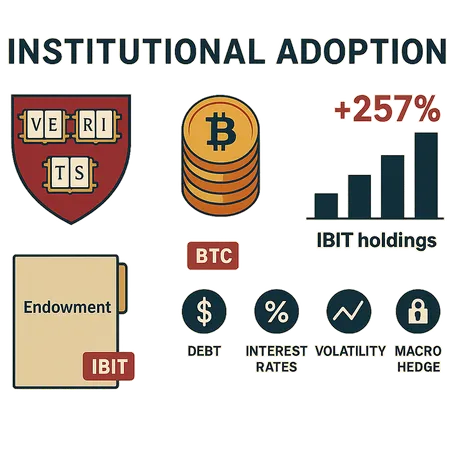 What Harvard’s 257% IBIT Buy Says About Institutional Bitcoin Adoption and Price Resilience – cover image