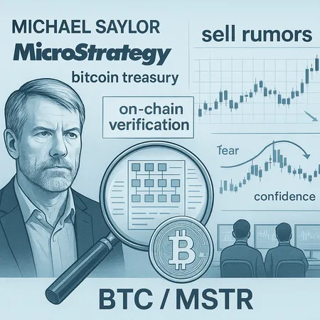 Fact‑Checking the Michael Saylor / MicroStrategy Bitcoin Sale Rumors — A Trader’s Guide – cover image