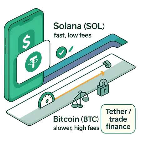 Why Cash App and Other Payment Providers Route Stablecoin Payments on Solana, Not Bitcoin – cover image