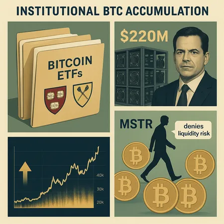 Institutional BTC Accumulation: ETFs, Mining Bets, and the Liquidity Question – cover image