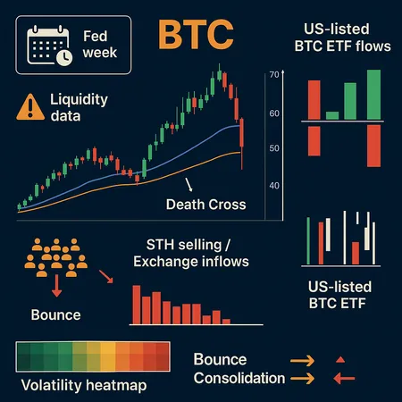 Bitcoin’s November Correction: STH Selling, Death Cross, ETF Flows and Macro Triggers – cover image