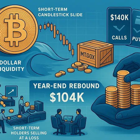 Why Bitcoin Might Dip Before a Year‑End Rally — Liquidity, Options, and Mt. Gox Risks – cover image