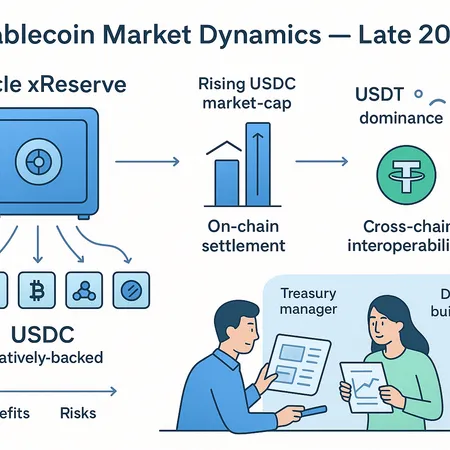 Stablecoin Market Dynamics in Late 2025: Circle xReserve vs. Rising USDT Dominance – cover image