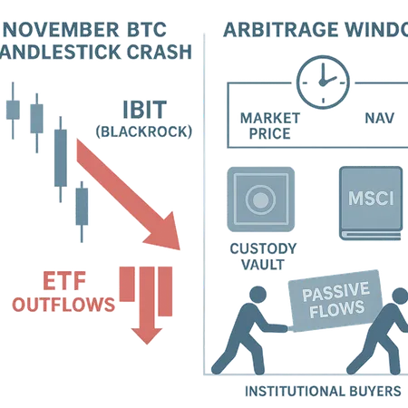 How US Spot Bitcoin ETF Flows Amplified November’s Crash: Arbitrage, Custody and Passive-Flow Risks – cover image