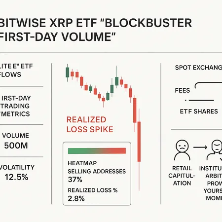 Why Bitwise’s XRP ETF Saw Blockbuster Volume While XRP Capitulated — A Data‑Driven Explainer – cover image
