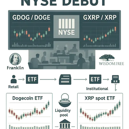 GDOG & GXRP: How Grayscale’s Spot Dogecoin and XRP ETFs Reshape Flows, Liquidity and Price Discovery – cover image
