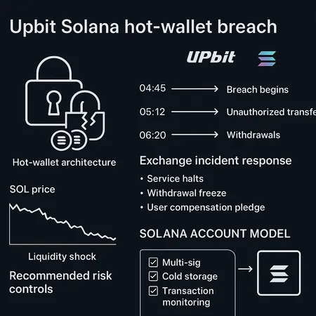 Post‑Mortem: Upbit’s Solana Hot‑Wallet Breach — Technical Causes, Response, and Market Impact – cover image