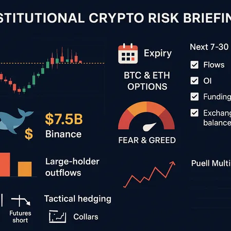 Dissecting Bitcoin Risk: Options Expiry, Whale Deposits, Sentiment and Tactical Hedges – cover image
