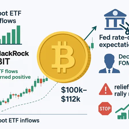 How Spot Bitcoin ETFs and Fed Rate‑Cut Bets Are Driving BTC’s Latest Rebound – cover image