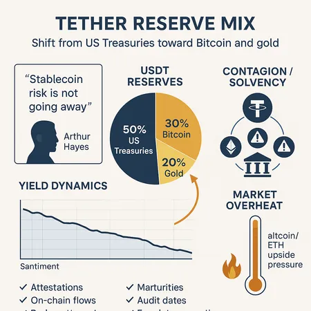 Tether’s Reserve Shift: Bitcoin, Gold and the Systemic Stability Question – cover image